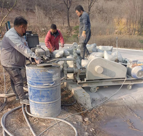 江汉路面下沉注浆